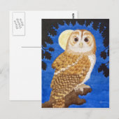 De Tawny Owl Briefkaart (Voorkant / Achterkant)