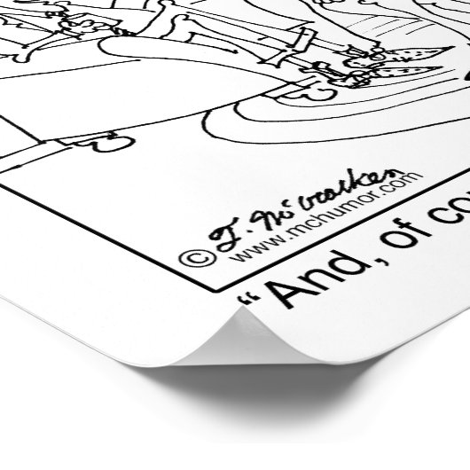 De Taxidermist en de IRS Poster (Hoek)