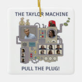 De Taylor Machine Keramisch Ornament (Voorkant)