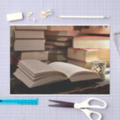 De TBR-boekenstapel Tissuepapier (Craft)