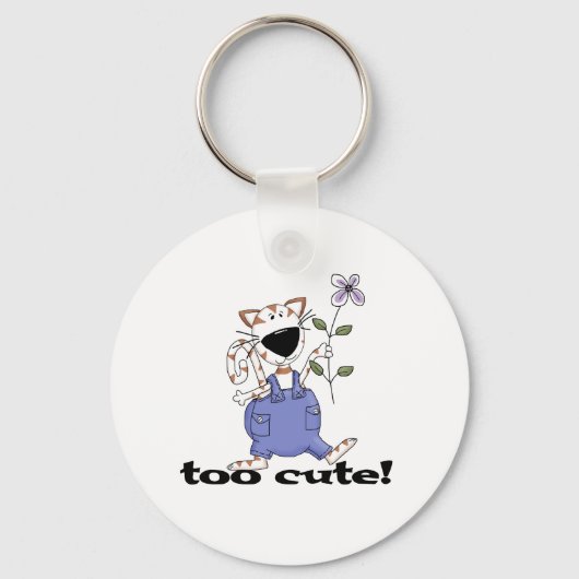 De te Leuke Kat van het Kat Sleutelhanger (Voorkant)