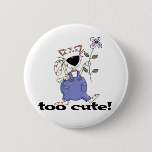 De te Leuke T-shirts en de Giften van de Kat van h Ronde Button 5,7 Cm