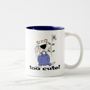 De te Leuke T-shirts en de Giften van de Kat van Tweekleurige Koffiemok