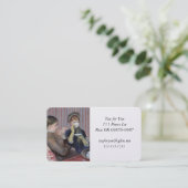 De Tea Friends Visitekaartje (Staand voorkant)