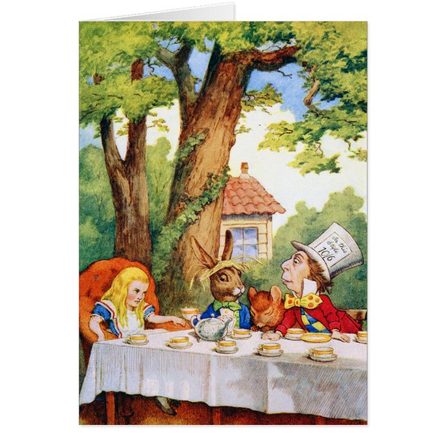 DE TEA PARTIJ VAN DE MAD HATTER (Voorkant)