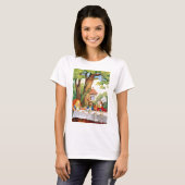 DE TEA PARTIJ VAN DE MAD HATTER T-SHIRT (Voorkant volledig)