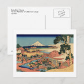 De tea Plantation of Katakura in Suruga Briefkaart (Voorkant / Achterkant)