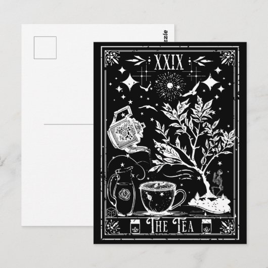 De Tea Tarot Kaart (Voorkant / Achterkant)