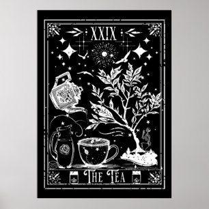 De Tea Tarot Kaart Poster