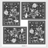 De Tea Tarot Kaarten Sticker (Vel)