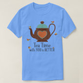 De Tea Time met U is beter T-shirt (Design voorkant)
