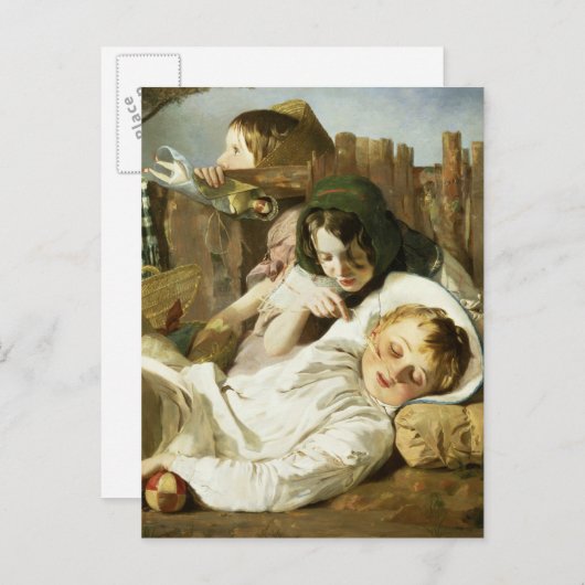 De tease briefkaart (Voorkant / Achterkant)