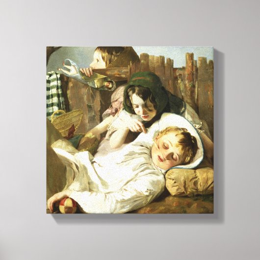 De tease canvas afdruk (Voorkant)