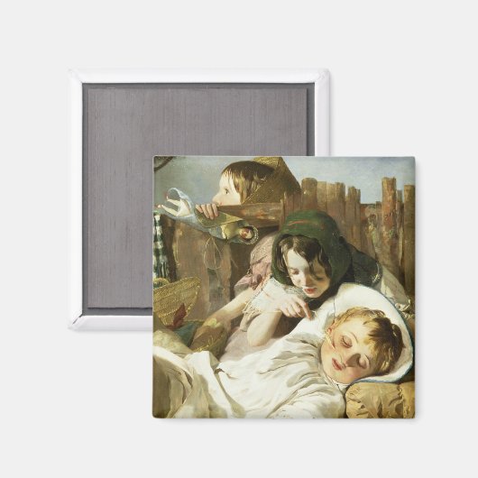 De tease magneet (Voorkant / Achterkant)