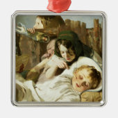 De tease metalen ornament (Voorkant)