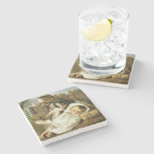 De tease stenen onderzetter (Zijkant)