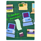 De Tech van de retroer is Geweldige Klembord (Achterkant)