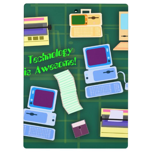 De Tech van de retroer is Geweldige Klembord (Achterkant)