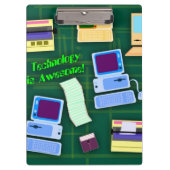 De Tech van de retroer is Geweldige Klembord (Voorkant)