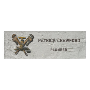 De Technicus van de Ingenieur van de Drainage van Naambadge