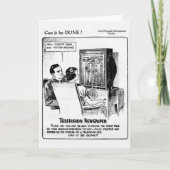 De  Technologie-Kaart van 1930 Feestdagen Kaart (Voorkant)