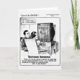 De  Technologie-Kaart van 1930 Feestdagen Kaart