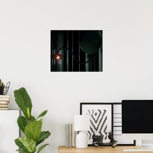 De technologische singulariteit poster (Thuiskantoor)