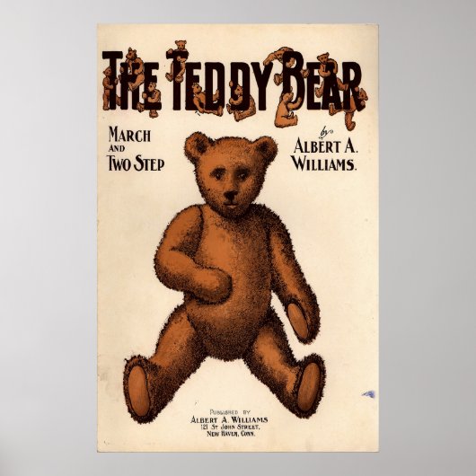 De Teddy Bear Poster (Voorkant)