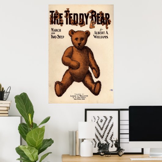 De Teddy Bear Poster (Thuiskantoor)