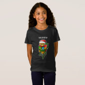 De teddybeer van Kerstmis T-shirt (Voorkant volledig)