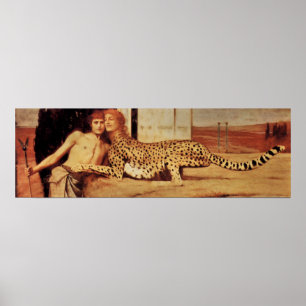 De tederheid van de neushoorn door Fernand Khnopff Poster