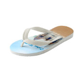 De Teenslippers van uw foto-Kind met aangepaste te (Schuin)