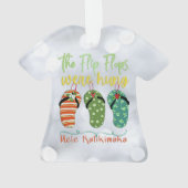 De Teenslippers waren opgehangen Ornament (achterkant)