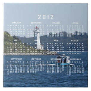 De Tegel van de Kalender van de Haven van Halifax Tegeltje