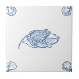 De Tegel van de Kikker van de Delft met de Korters Tegeltje