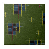 De Tegel van de Olijftak van keramiek Tegeltje (Voorkant)