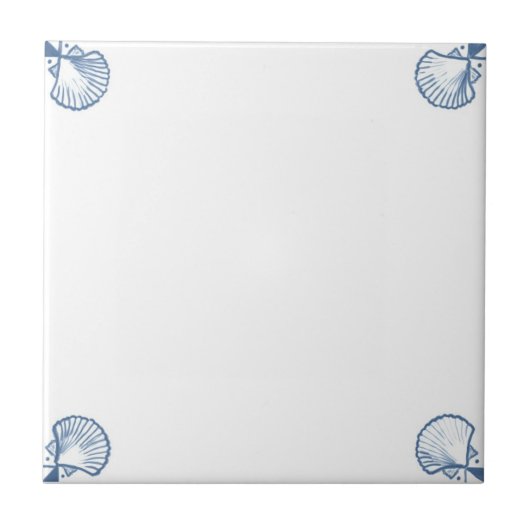 De Tegel van het Gebied van de Delft met de Korter Tegeltje (Voorkant)