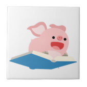 De Tegel van het vliegboek en de Cartoon van Varke Tegeltje (Voorkant)