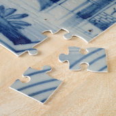 De tegel van het vlot die een trekbrug over een ka legpuzzel (Zijkant)