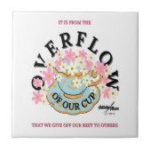 De Tegel van keramische overloop door dichter Adie Tegeltje (Voorkant)