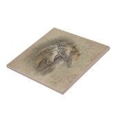 De Tegel van paardenkeramiek Tegeltje (Zijkant)