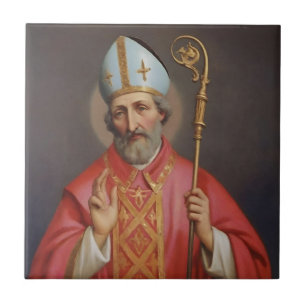 De Tegel van Saint-Anselmus van Canterbury Tegeltje