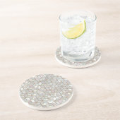 De Tegels van de moeder van Parel Zandsteen Onderzetter (Zijkant)