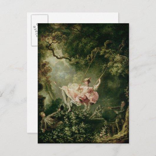 De tekening briefkaart (Voorkant / Achterkant)