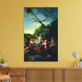 De tekening canvas afdruk (Insitu (Woonkamer))