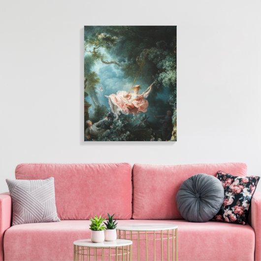 De tekening canvas afdruk (Insitu (Woonkamer))