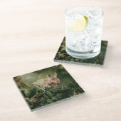 De tekening glazen onderzetter (Schuin)