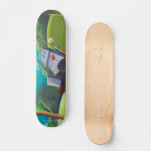De tekening persoonlijk skateboard (Voorkant)