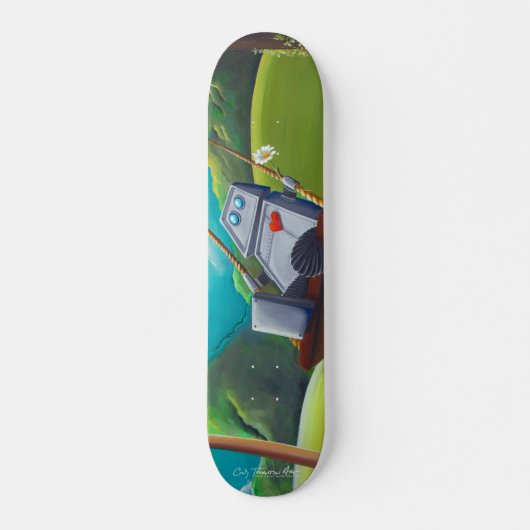 De tekening persoonlijk skateboard (Voorkant)