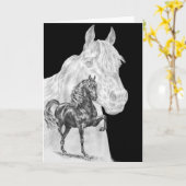 De Tekening van de Geest van het Paard van Morgan Kaart (Gele Bloem)